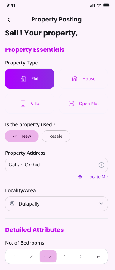 Property Posting Form